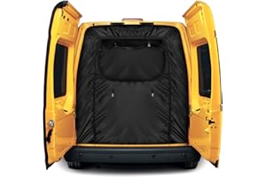 GPAENTSN Rear Door Closure Bug Screen Compatible with Ford Transit 2014-2024 T250 T350 T350HD High Roof 148WB and 178WB, Campervans Van Mosquito Net with Zipper & Privacy Panel