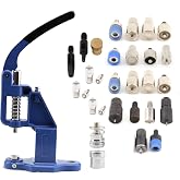 Hand Press Machine All in One Set for Install Rivets, Eyelets, Grommets, Snaps and Fabric Cover Buttons