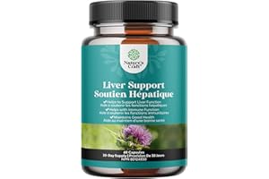 Milk Thistle Supplement for Liver Cleanse Detox & Repair - Herbal Pills with Dandelion Root, Choline, Beetroot & Artichoke Ex