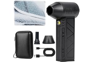 LINYUANT Snow Whiz Turbo Blower, 2026 Upgrade Snowwhiz Turbo Blower with Led,Mini Turbos Snow Blowers, 3 Gear Adjustable Super Power Turbo Breeze Electric Blow for Car for Car,Home,Keyboard,Computer