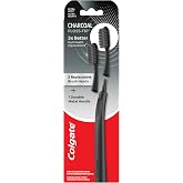 Colgate Keep Charcoal Replaceable Head Toothbrush Starter Kit, 2 Brush Heads