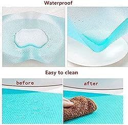 Aiosscd 7 PCS Shelf Mats Refrigerator Liners