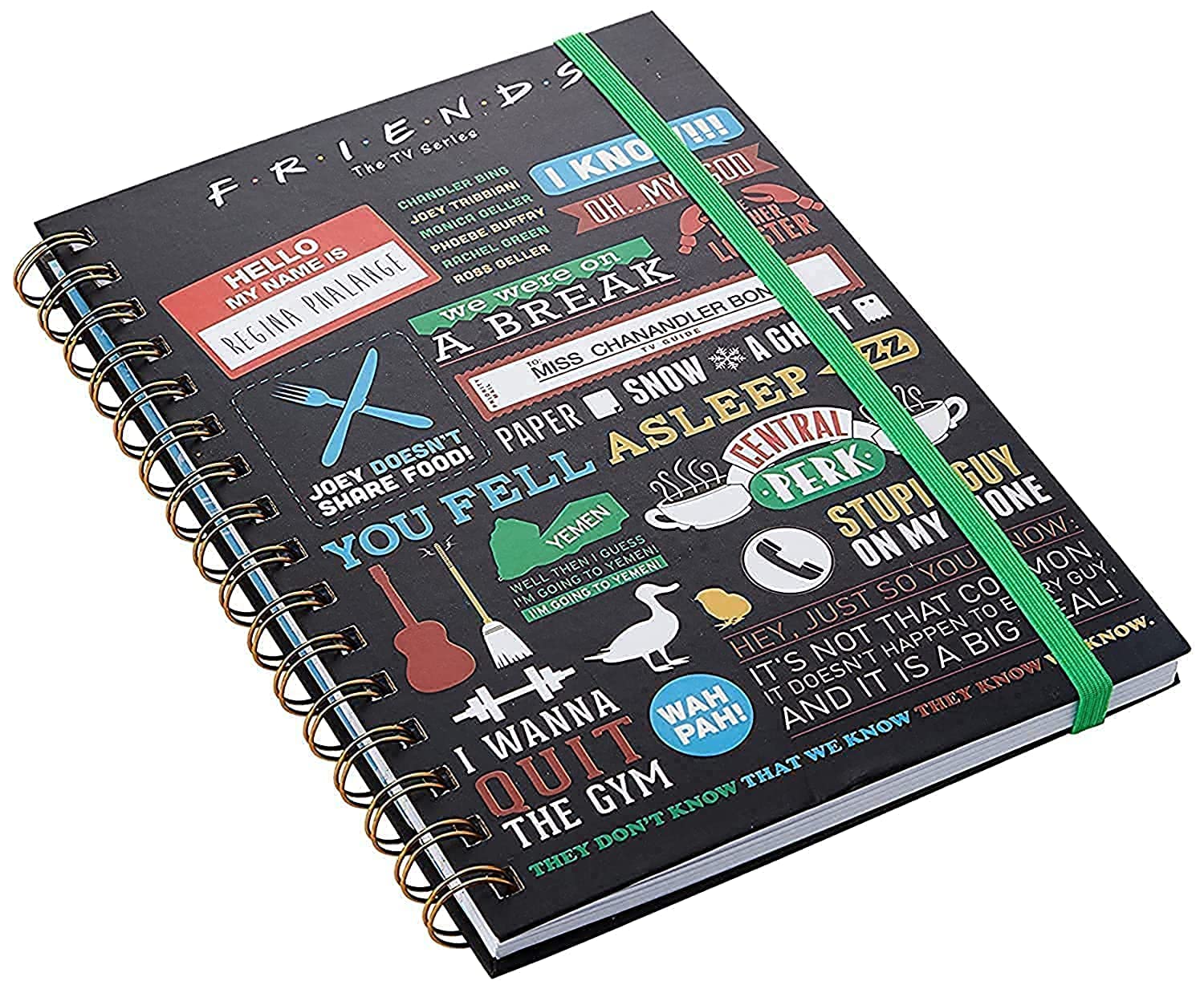 Pyramid International SR72326 A5 Friends "Infographic" Notebook