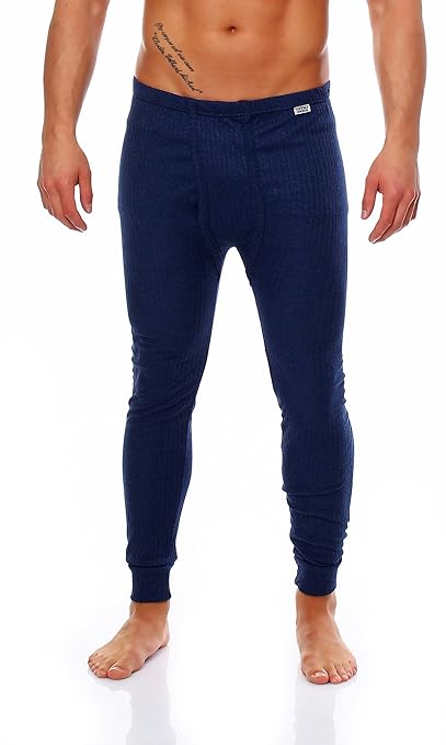 BAKIS Herren Thermo Unterhosen Lang, gerippt, Größen