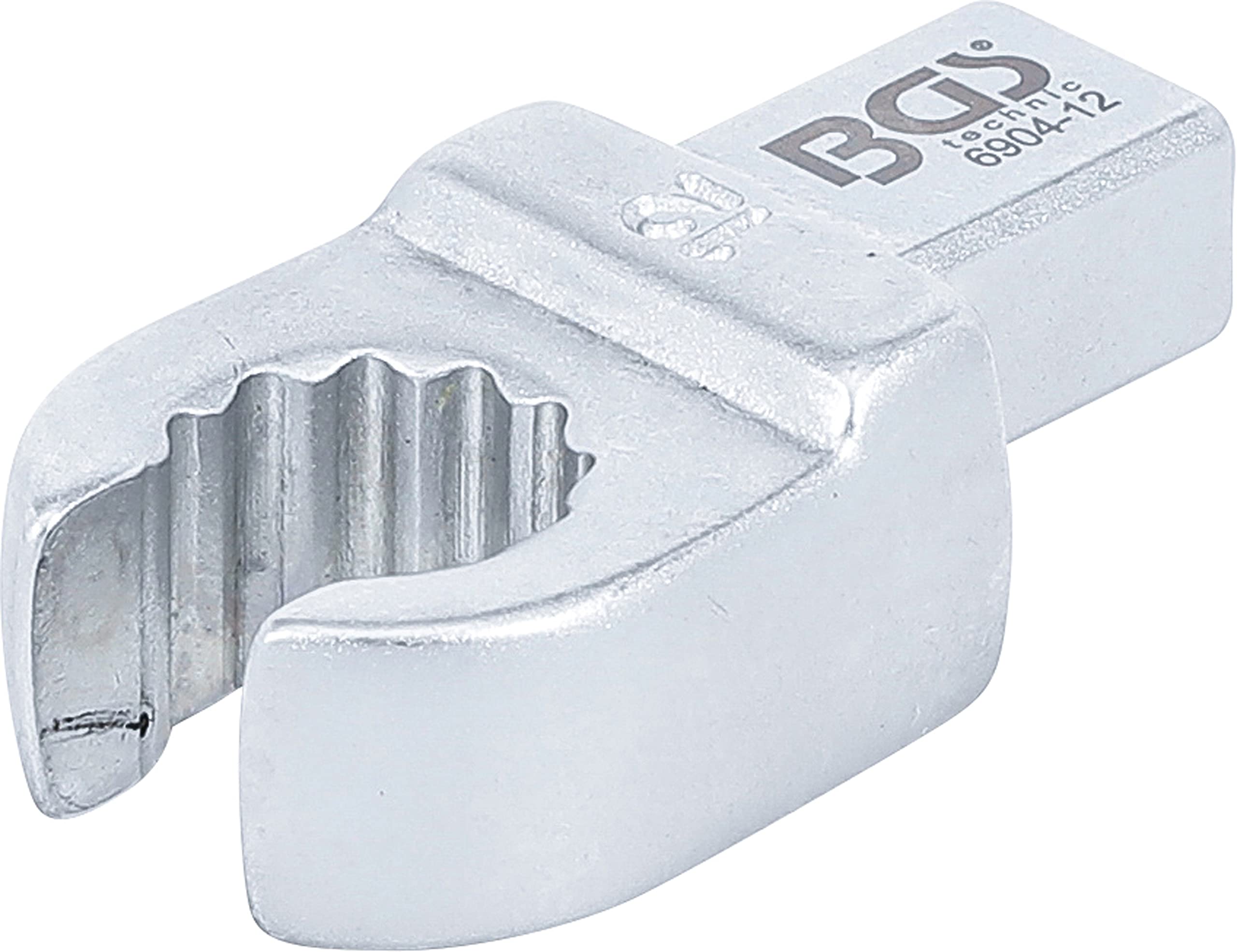 BGS 6904-12 | Push Fit Ring Spanner | open Type | 12 mm | Square Size 9 x 12 mm
