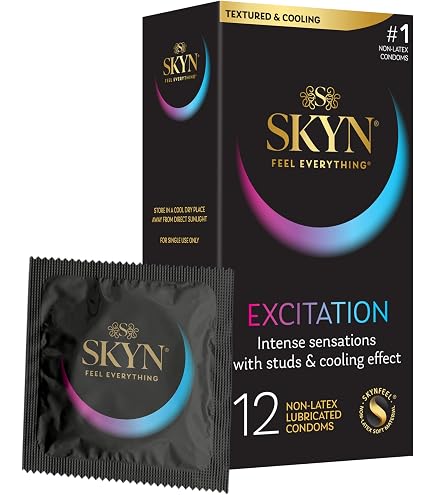 Amazon.com: SKYN Extra Studded 22 Count Non-Latex Ultra Thin Natural Feel  Condoms with Excitation 12 Count Lubricated Latex-Free Condoms : Health &  Household