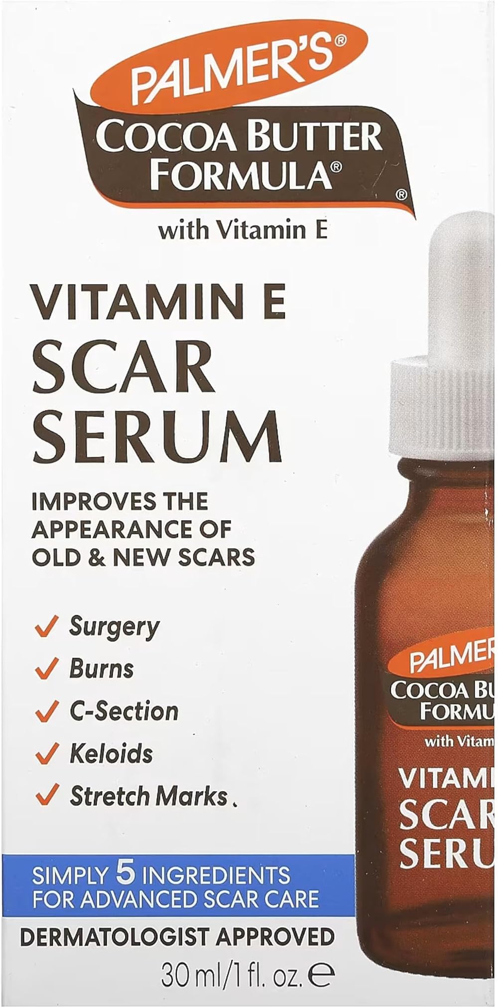Palmer's Cocoa Butter Formula Scar Serum 1 oz Treatment Skin Care