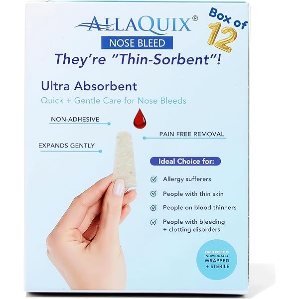 Amazon.com: Nasalcease FirstAid Nosebleeds, 5-Count Box : Health