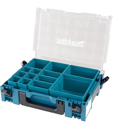 箱 Makita P-83836 MAKPAC Interlocking Tool Box, Small, 6