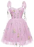 Spaghetti Strap Tulle Homecoming Dresses Short for