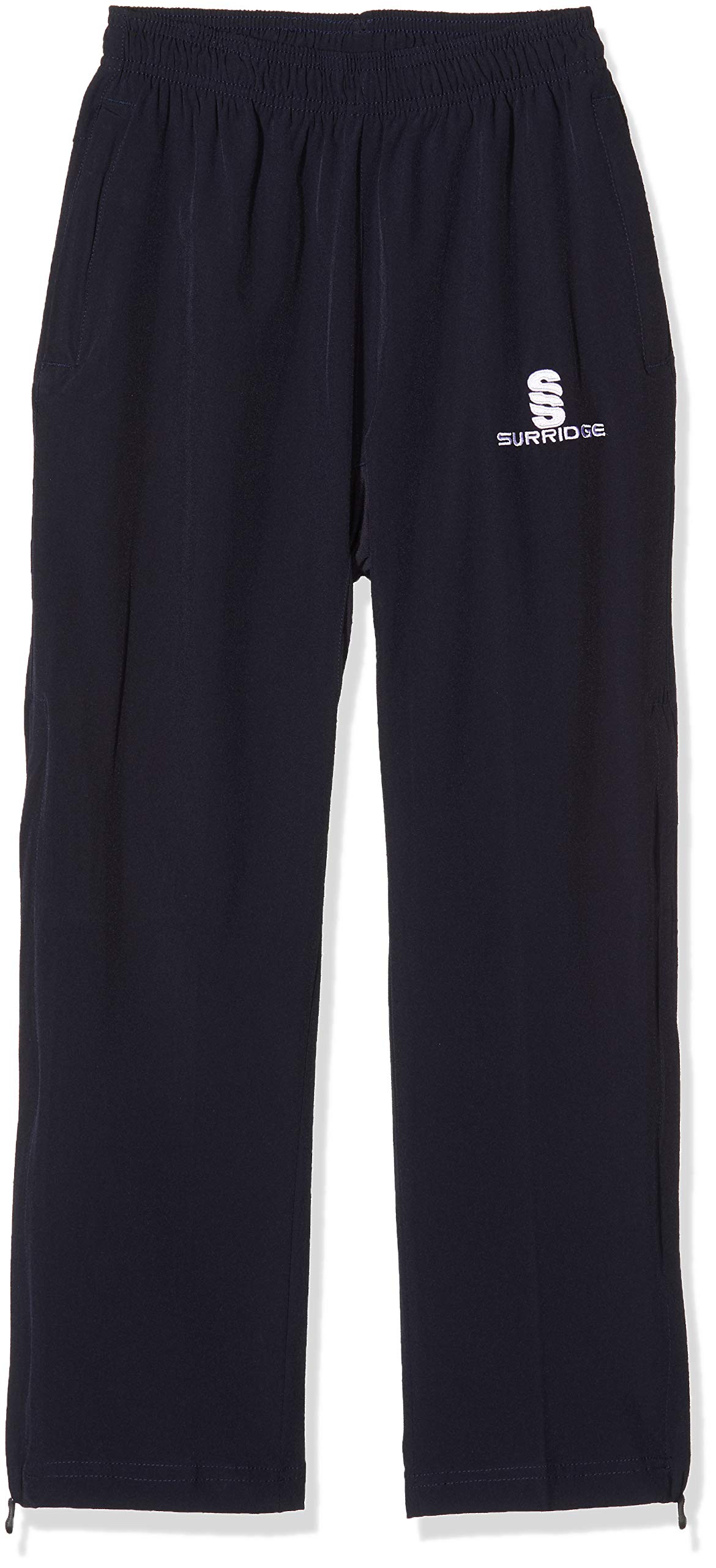 Surridge Sports Kid's Poplin Track Pants, Navy, Small