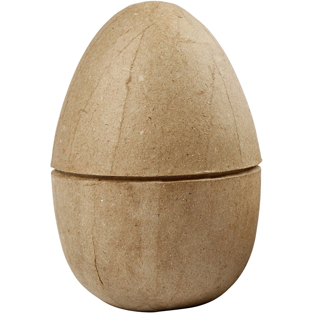 Creativ 267350 Two-Piece Egg 12 x 9 cm, Brown