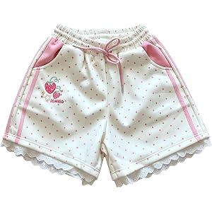 Y2K Cutecore Strawberry Star Lolita Shorts Women Summer Gyaru Harajuku Kawaii Sweet Cute Lace Pants Clothes
