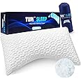 TWK Original Adjustable Bed Pillow for Sleeping, Good for Side, Back & Stomach Sleeper with Washable Removable Cover, Additional Foam Fill Included