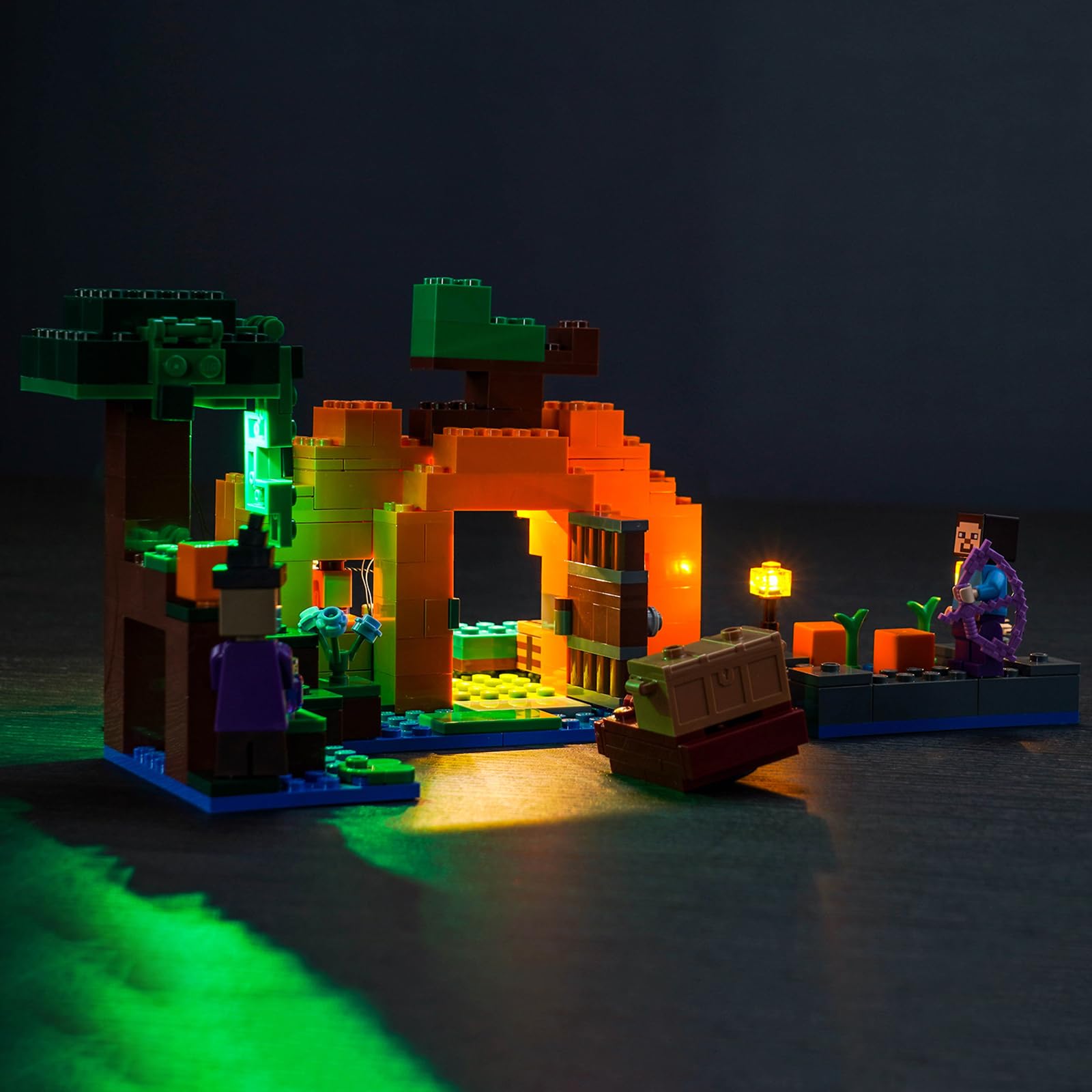 Led Light Kit for Lego Minecraft The Pumpkin Farm Set 21248, Led Lighting Set for Lego 21248 Minecraft Pumpkin Farm - Not Include Models, Just Light Kit — image 1