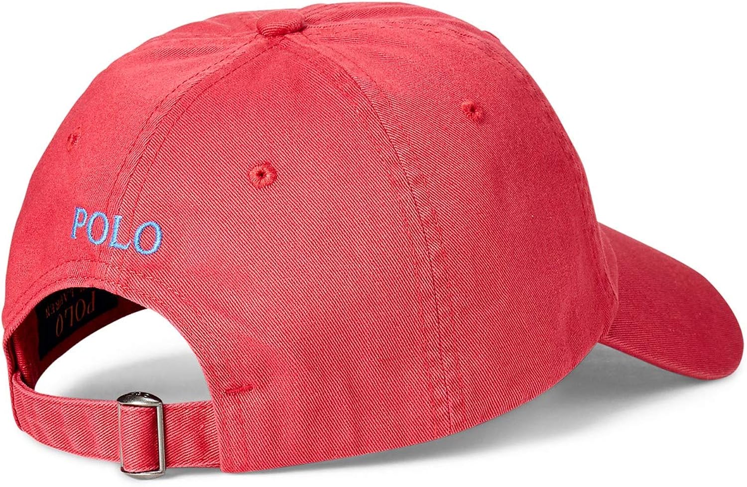 Polo Ralph Lauren Men`s Cotton Chino Baseball Cap (Nantucket Red(3041)/Blue, One Size) at  Men’s Clothing store