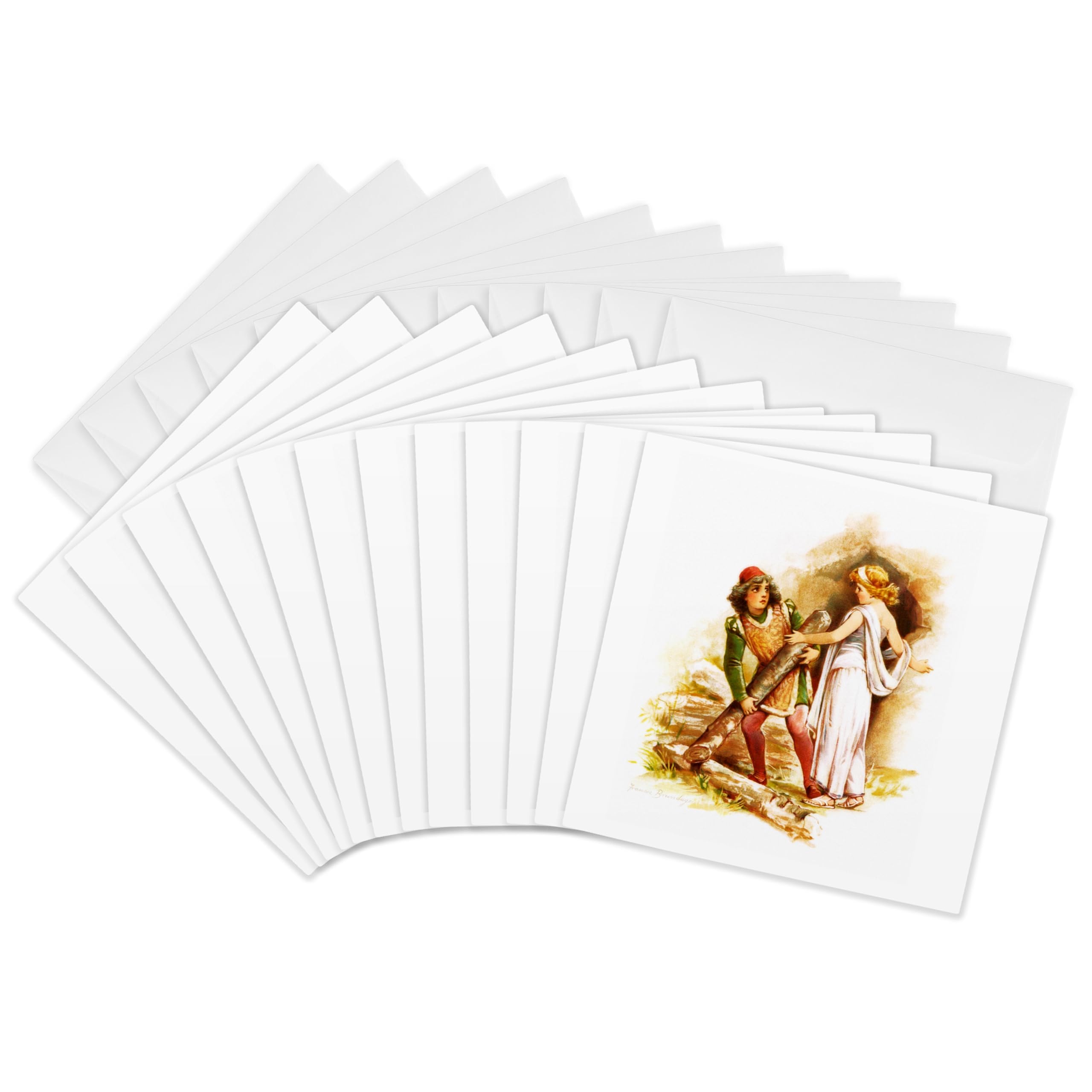 3dRose gc_125989_2 6 x 6-Inch "Brundage – The Tempest" Greeting Card (Set of 12)