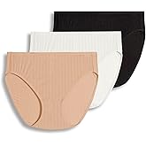 Jockey Women's Underwear Supersoft Breathe French Cut - 3 Pack, Black/Ivory/Light, 6