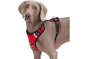 Abuandi Tactical Dog Harness Reflective Adjustable Dog Vest with Handle, Easy Control Service Dog Harness Training Walking, No Pull Dog Harness for Small Medium Large Dogs, Name Plate