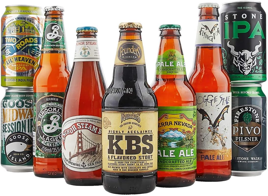 Beer Hawk American Craft Beer Selection 9 Beer Mixed Case Authentic