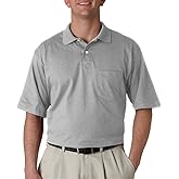 Jerzees Men's SpotShield Short Sleeve Preshrunk Polo Shirt