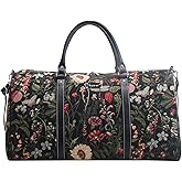 Signare Tapestry Large Duffel Bag, Ladies Overnight Weekender, Carryon Gym Sports Duffle, Travel Bags for Teens, Girls & Women