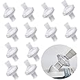 Universal CPAP Inline Filter - CPAP Filters Compatible with ResMed,Dream Station - 12 Packs Filters for 22MM 25MM Tubing Filter Machines, Fresh Air and Purify Black Debris