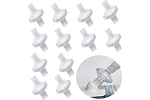 KISSROLLER Universal CPAP Inline Filter - CPAP Filters Compatible with ResMed,Dream Station - 12 Packs Filters for 22MM 25MM Tubing Filter Machines, Fresh Air and Purify Black Debris