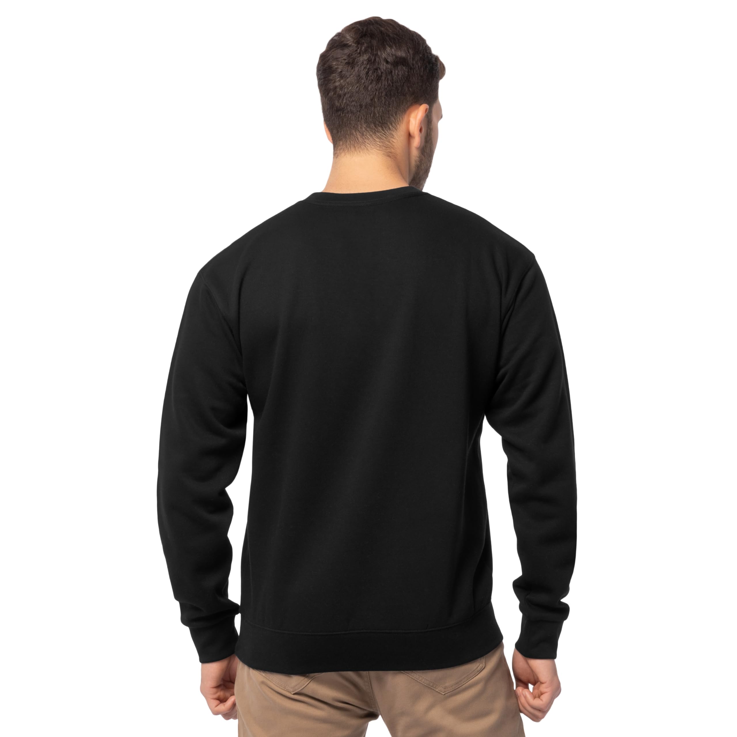 Fruit of the Loom Men's Eversoft Fleece Crewneck Sweatshirts, Moisture Wicking & Breathable, Sizes S-4x