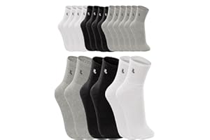 Kit 10 pares Meia Cano Médio, Básica, Lupo, adulto-unissex, Branca/Cinza/Preta, 41 a 44, G