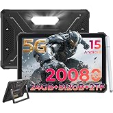 HOTWAV R9 Ultra 5G Rugged Tablet with Pen, 24GB+512GB+2TB 11" 2K 20080mAh | Android 15/64MP+20MP/Gemini AI/20W Charge/Dual SIM/IP68&amp;IP69K MIL-STD-81OH/Face ID/OTG/WLAN 5 for Outdoor/Construction sites