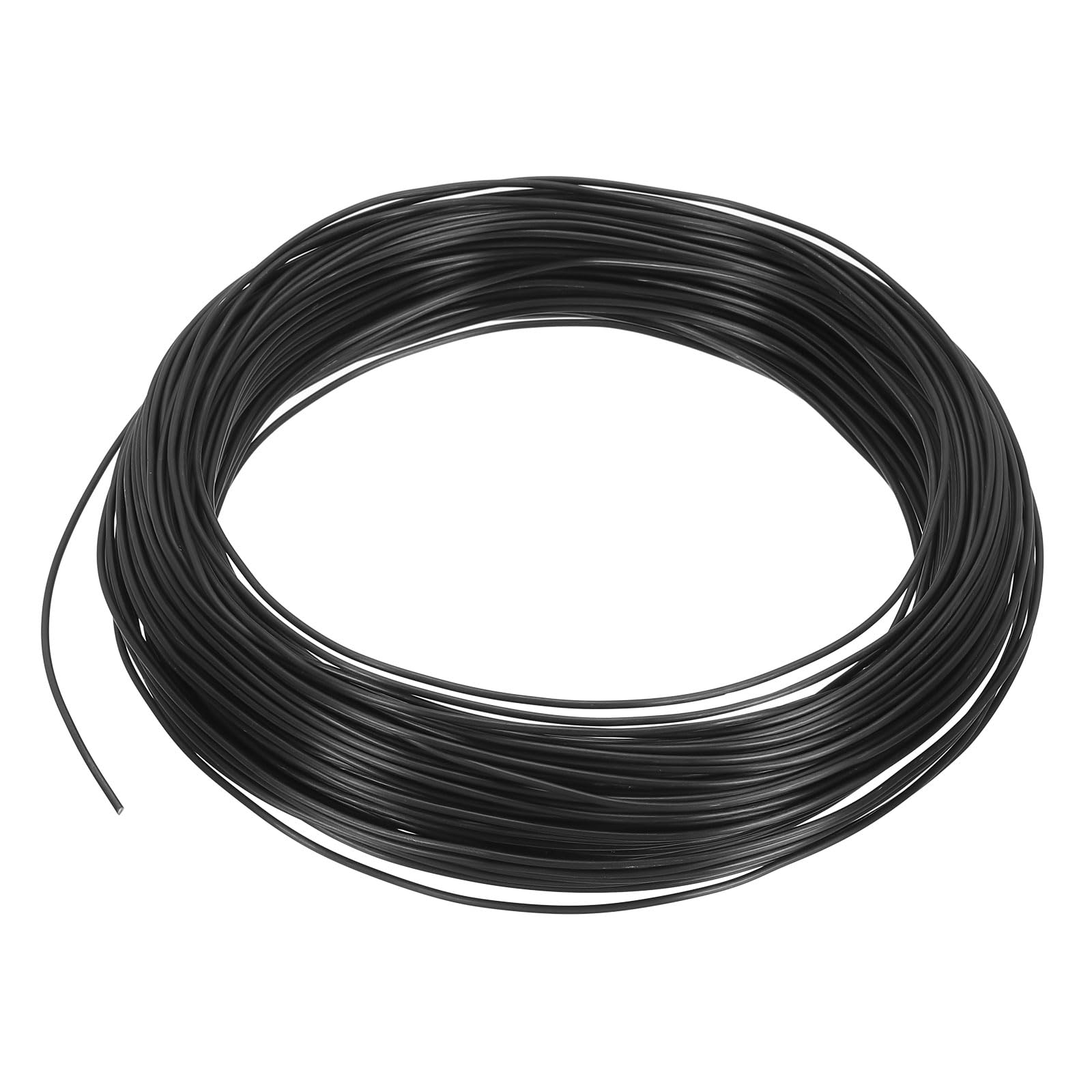 PATIKIL 1.5mm x 169ft Bonsai Training Wire,Floral Wire Stems Anodized Aluminum Tree Wire for Gardening Branch Fixing,Black