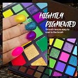 UCANBE Exotic Flavors Neon Eyeshadow Palette 48 Colorful Pigmented Palette view 5