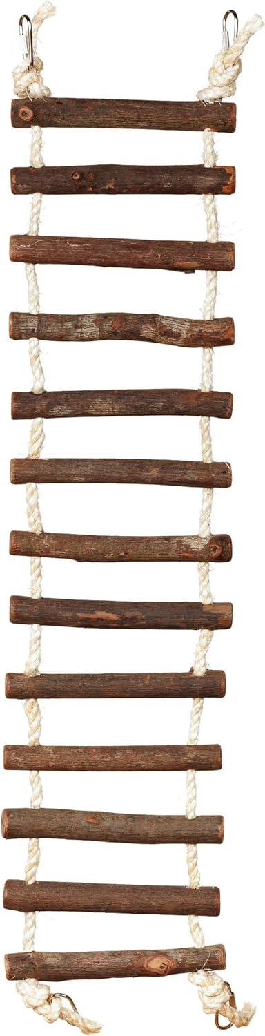 Prevue Hendryx 62807 Naturals Rope Ladder Bird Toy, Large : Pet Toys : Pet Supplies