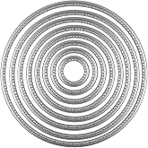 DECORA Circle Cutting Dies Stencil for DIY Scrapbooking Album Paper Card Embossing Craft Decoration