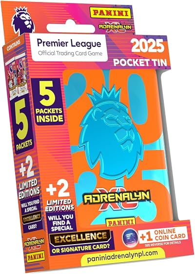 Panini Premier League 2024/25 Adrenalyn XL Pocket Tin