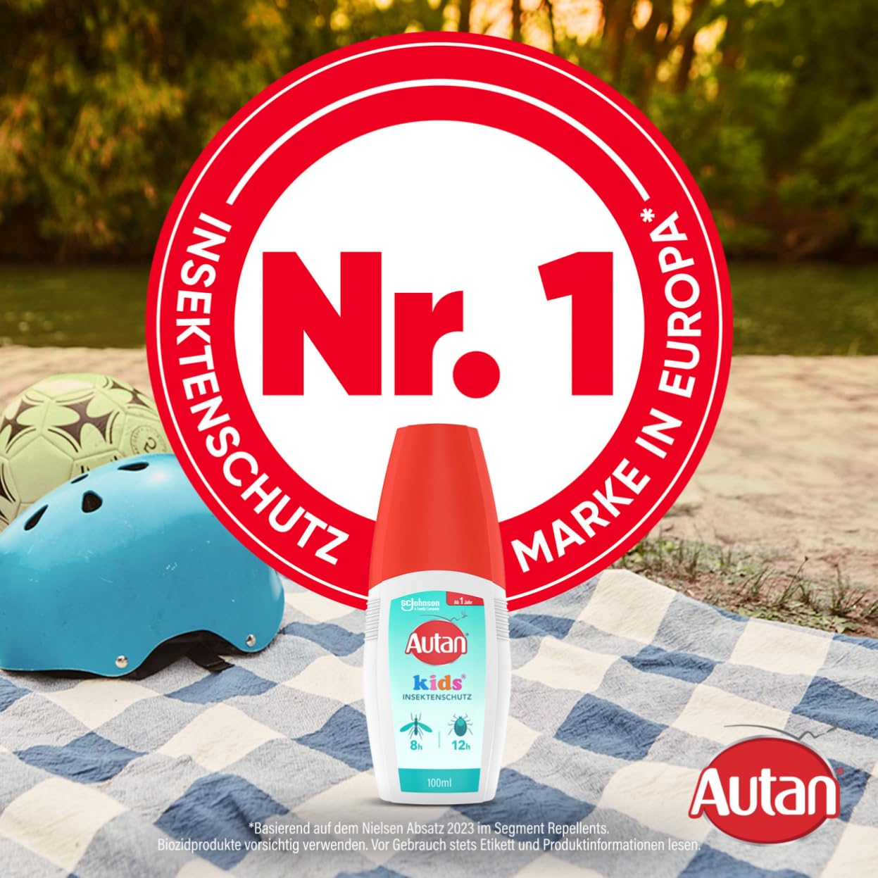 Autan Kids Pumpspray, Effektiver Insektenschutz gegen Mücken und Zecken, Mückenschutz, Travel Essentials, 1er Pack, 100 ml 7