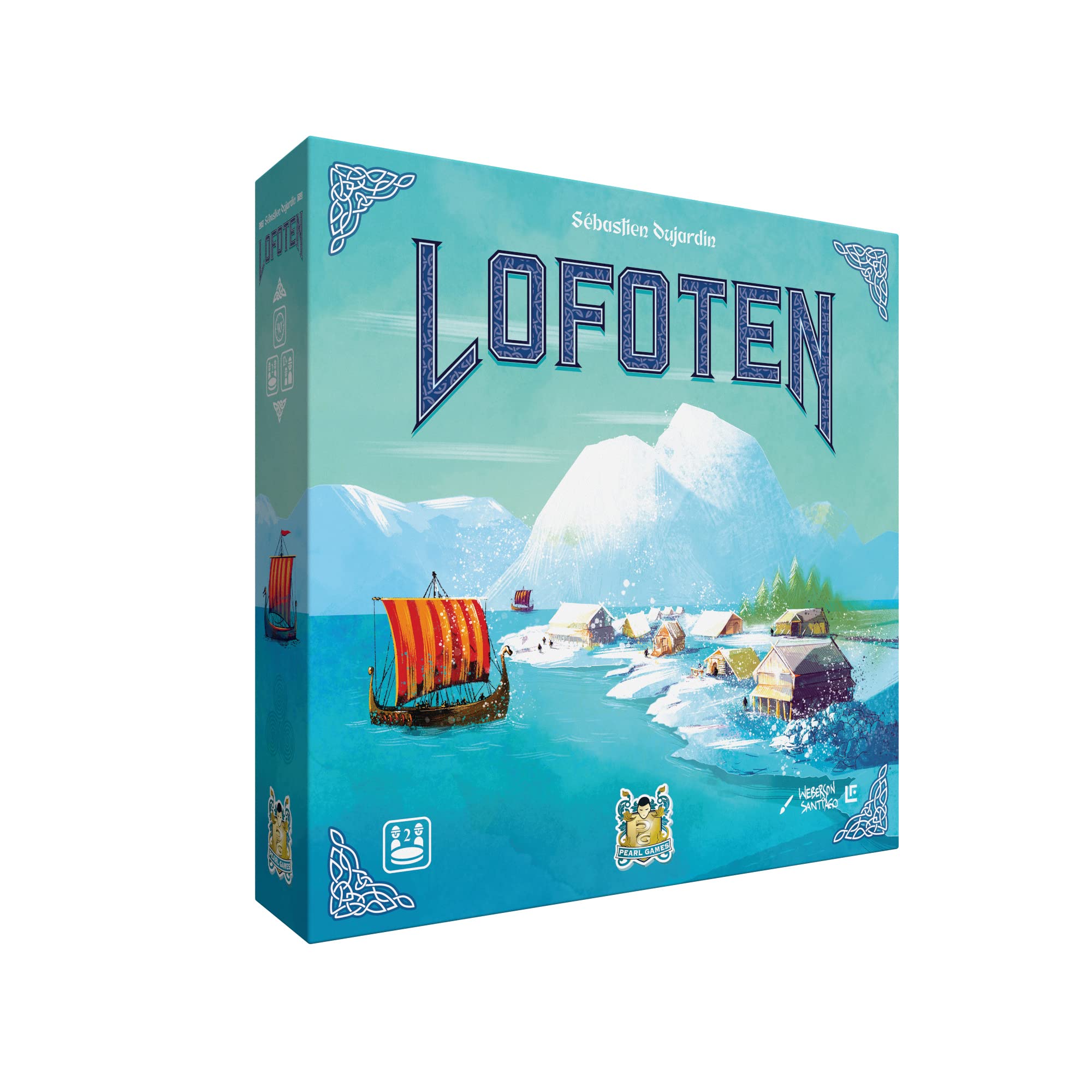 Pearl Games | Lofoten | Viking Themed Strategy Card Game | Ages 12+ | 2 Players | 40 Minutes Playing Time