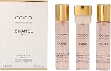 Chanel COCO MADEMOISELLE Eau de Toilette 3x20ml Vapo 60ml Refill Set view 4