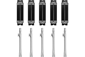 WEBROIL Replacement Parts for Nexgrill 720-0830H 720-0888 720-0888N 720-0882A 720-0882S 720-0896B, 720-0898,Heat Plates and Grill Burner Repair Kit for Home Depot Nexgrill 5/6 Burner Gas Grill