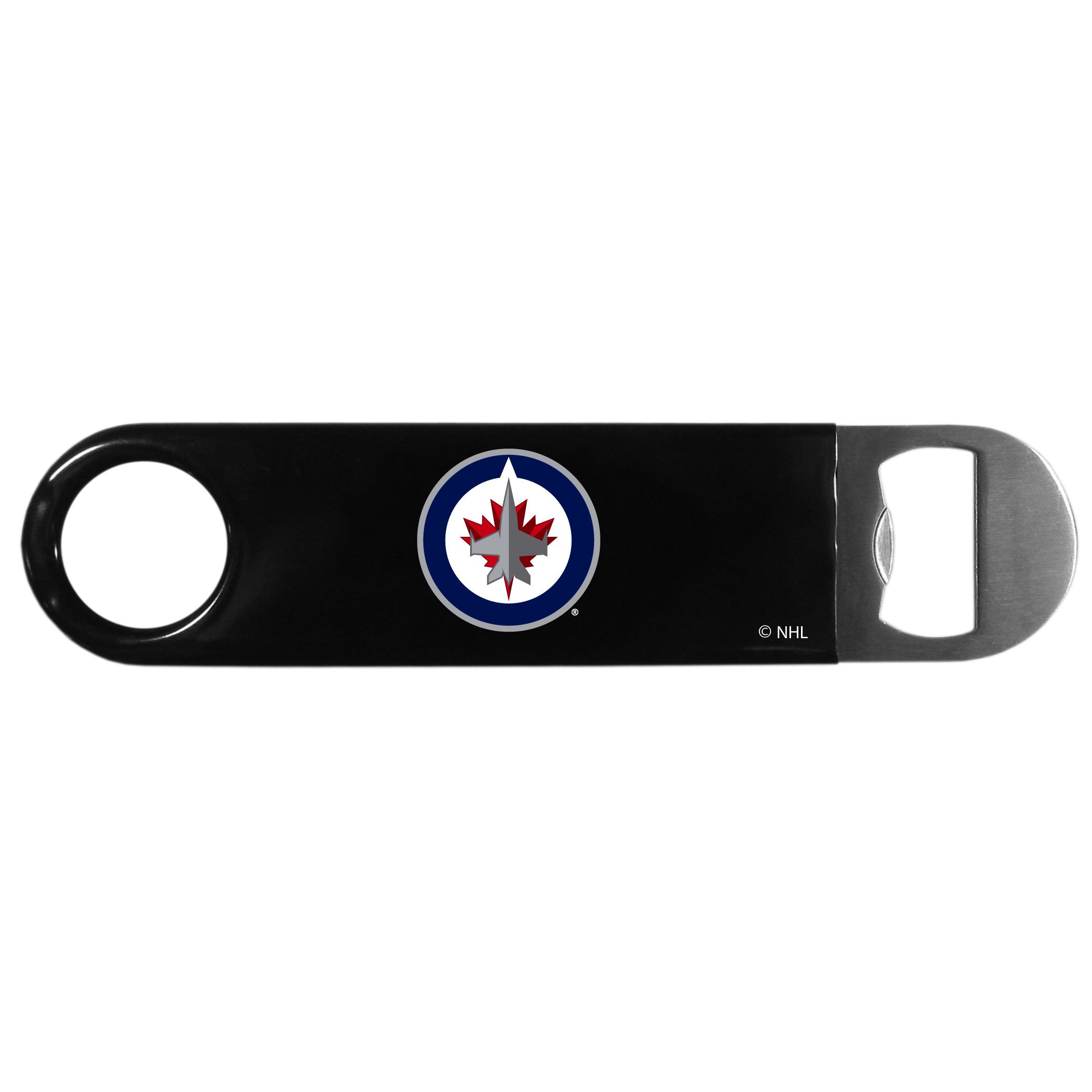 Siskiyou NHL Sports Fan Shop Winnipeg Jets Long Neck Bottle Opener One Size Black