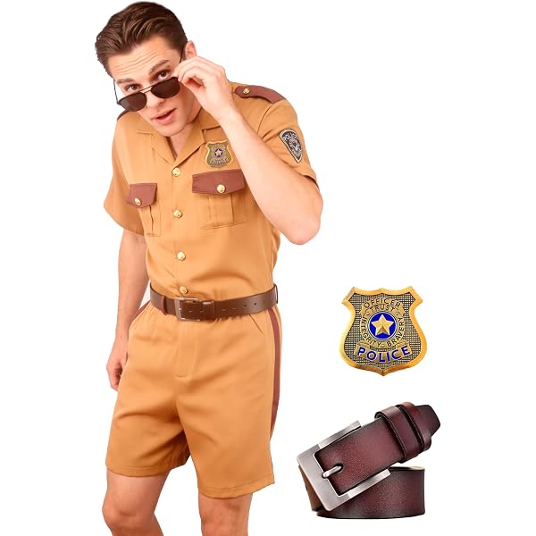 Brassard Police Orange Mission Intervention Adulte - Fiestas Guirca Pour Déguisement