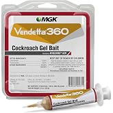 MGK Vendetta&reg; 360 Cockroach Gel Bait | Cockroach Killer | Use In Rotation With Other Roach Baits | Dual Modes Of Action | Fits Standard Bait Guns | Home, Commercial, Industrial Use | 4 x 30 Gram Tubes