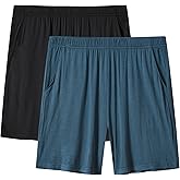 JINSHI Womens Pajama Shorts Soft Comfortable Lightweight Elastic Drawstring Modal Pajama Bottoms Lounge Shorts with Pockets