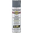 Rust-Oleum 7587838 Professional High Performance Enamel Spray Paint, 15 Oz, Gloss Dark Machine Gray