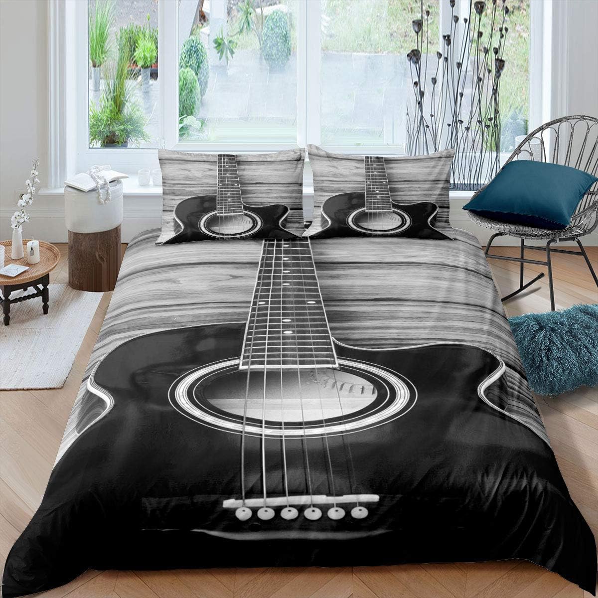 Guitar Duvet Cover Full Music Theme Bedding Guitar Duvet Cover Full Music Theme Bedding