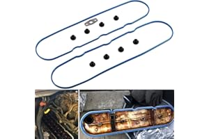Valve Cover Gasket Set with Grommets Fit for 4.8L 5.3L 6.0L 6.2L Chevy Silverado, Suburban, Tahoe, Trailblazer, GMC Sierra, Y