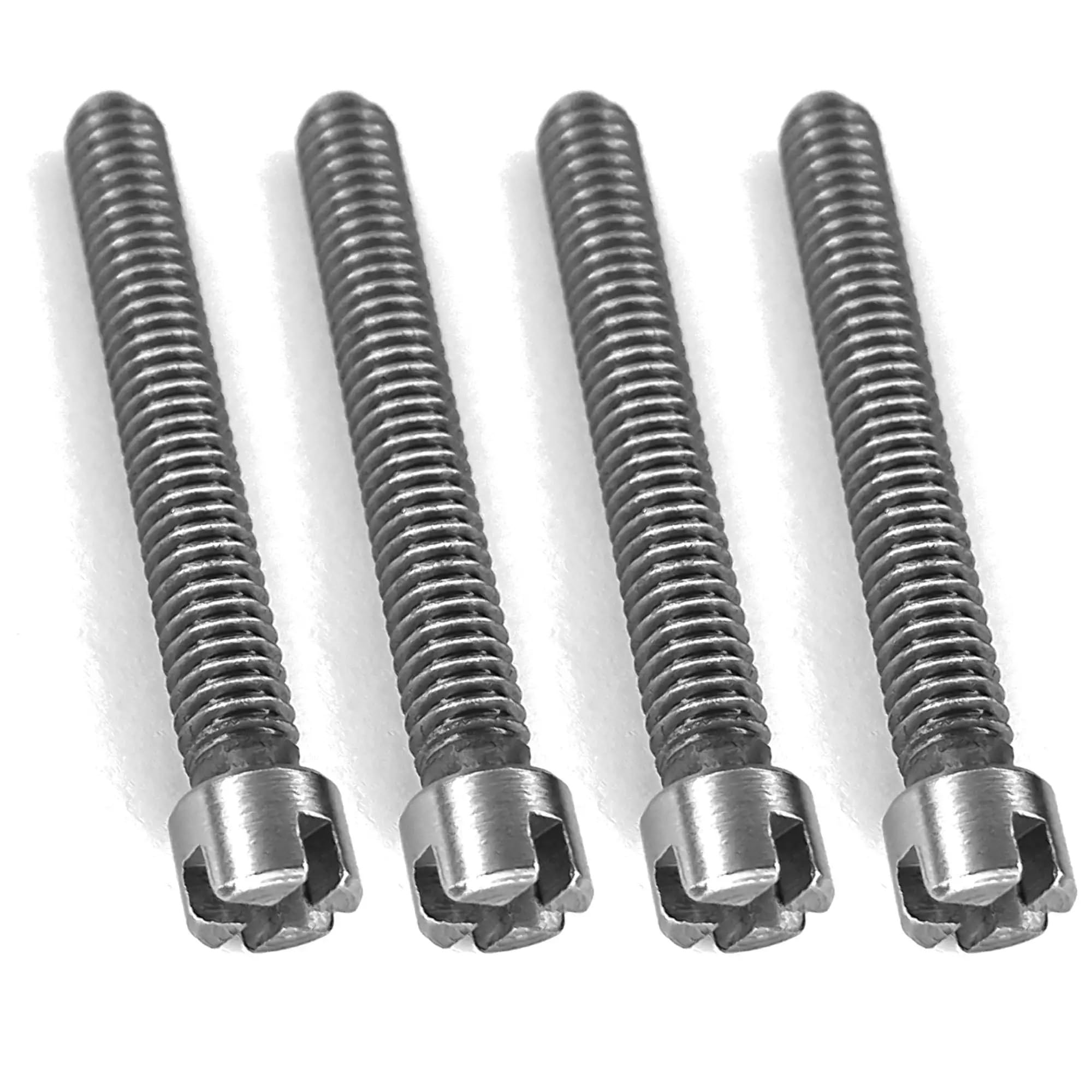 cyclingcolors 4 x Raw Steel Cross Head Bed Screws Diameter 8 mm x 60 mm Pitch 150 mm Screw Direct Thread Furniture Repair Replacement Cabinet Assembly