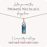 ZEWAR Rose Gold Plated Sterling Silver Cubic Zirconia Necklace, Blue Crystal Pendant, Friendship Necklace, Mothers Day Gifts, Necklaces for women, Necklace for Her, Valentine Day Gift