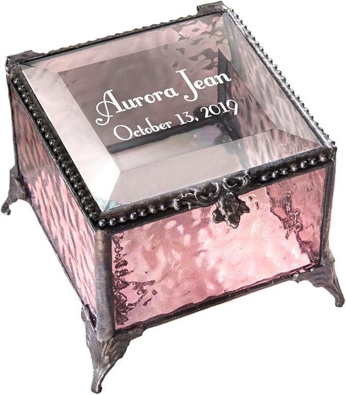 silver trinket box christening